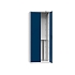 NC skříň s křídlovými dveřmi, 36x27D bez vybavení, šedá-tmavě modrá