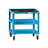 Dílenský vozík ZB, 810 x 731 x 753 mm, 3 police, modrá