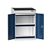 Strojní skříň ZBS3, 731 x 773 x 1010 mm, šedá-tmavě modrá