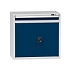 Zásuvková skříň ZC1, 1037 x 600 x 990 mm, šedá-tmavě modrá