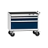 Dílenský vozík ZCM59-1, 54x27D, 1037 x 600 x 855 mm, šedá-tmavě modrá