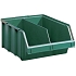 Plastový box zelený - délka 57 cm, objem 60 l, bez přepážky