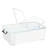 Plastový úložný box CEP Strata s víkem, 50 l