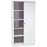 Kovová dílenská skříň Manutan Expert, 200 x 150 x 45 cm, šedá/šedá
