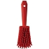 Plastový kartáč na nádobí Vikan, 27 cm, tvrdé vlákno, červená
