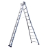 Hliníkový žebřík Platinum 300 Pro Tubesca-Comabi, 2 x 12 příček