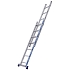 Výsuvný hliníkový žebřík Afix Platinum Tubesca-Comabi, 2 x 7 příček