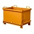 Kontejner s výklopným dnem, objem 570 l, žlutý