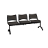 Lavice Smart, třímístná, černá