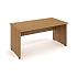 Kancelářský stůl Gate, 160 x 80 x 75,5 cm, rovné provedení, dezén buk