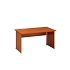 Kancelářský stůl Alfa 100, 140 x 80 x 73,5 cm, rovné provedení, dezén třešeň