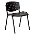Plastová jídelní židle Layer, černá