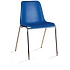 Plastová jídelní židle Linda, modrá