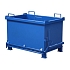Kontejner s výklopným víkem, objem 2 000 l, modrý