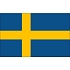 Státní vlajka, s karabinou, 150 x 100 cm, Švédsko