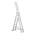 Výsuvný hliníkový žebřík PRO, 3 x 10 příček