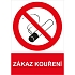 Zákaz kouření, samolepka 148 x 210 x 0,1 mm A5