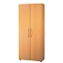 Vysoká skříň Baron, 188 x 80 x 33 cm, s dvířky, dezén buk