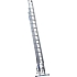 Výsuvný hliníkový žebřík PROFI, 3 x 15 příček