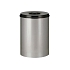 Kovový samozhášecí odpadkový koš Hole, objem 15 l, stříbrný