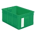 Barevná plastová přepravka PS (85 l), zelená