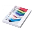 Desky pro kroužkovou vazbu, karton imitace kůže, bílé