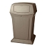 Plastový venkovní odpadkový koš Rubbermaid Aston, 170 l