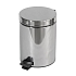 Kovový odpadkový koš Merida Clean, objem 5 l, lesklý nerez