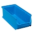 Plastový box Allit Profiplus Box, 7,5 x 10,2 x 21,5 cm, modrý