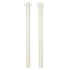Pevné kovové zahrazovací sloupky Kit, výška 95 cm, 2 ks, bílé