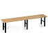 Lavice Hilary, 200 cm, antracit