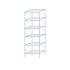 Kovový regál Taranis, základní, 250 x 75 x 40 cm, 1 320 kg, 6 polic, stříbrný