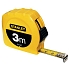 Svinovací metr Stanley, 3 m