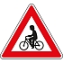 Dopravní značka Cyklisté (A19)