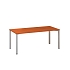 Kancelářský stůl Alfa 200, 180 x 80 x 74,2 cm, rovné provedení, dezén třešeň, RAL9022