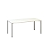 Kancelářský stůl Alfa 200, 180 x 80 x 74,2 cm, rovné provedení, dezén bílá, RAL9022