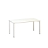 Kancelářský stůl Alfa 200, 160 x 80 x 74,2 cm, rovné provedení, dezén bílá, RAL9010
