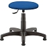 Nízká pracovní stolička s kluzáky, modrá
