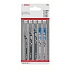 Bosch - 5dílná sada pilových plátků do kmitacích pil Wood and Metal Basic, 5 BAL