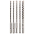 Bosch - 5dílná sada vrtáků do kladiv SDS-plus-5X 6; 6; 8; 8; 10 mm, 5 BAL