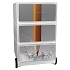 Mobilní kontejner Manutan Expert Easy Office, 4 zásuvky, 64,2 x 39 x 43,6 cm, tužka