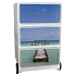 Mobilní kontejner Manutan Expert Easy Office, 4 zásuvky, 64,2 x 39 x 43,6 cm, ponton