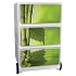 Mobilní kontejner Manutan Expert Easy Office, 3 zásuvky, 64,2 x 39 x 43,6 cm, zen