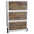 Mobilní kontejner Manutan Expert Easy Office, 4 zásuvky, 64,2 x 39 x 43,6 cm, dřevo
