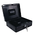 Přenosná pokladna, 4 přihrádky, černá