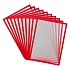 Informační rámečky Tarifold Lean A3, červené