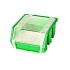 Plastový box Ergobox 1 Plus 7,5 x 11,6 x 11,2 cm, zelený