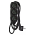 Prodlužovací kabel Emos, černý, PVC, 3 zásuvky, 5 m