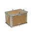Dřevěný přepravní box s víkem, 20 x 20 x 30 cm