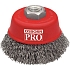 Miskovitý kartáč Inox, průměr 60 x M14, nerezová ocel